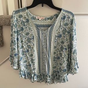 Bohemian style top